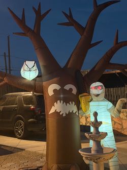 arbol inflable de halloween 6 pies de alto