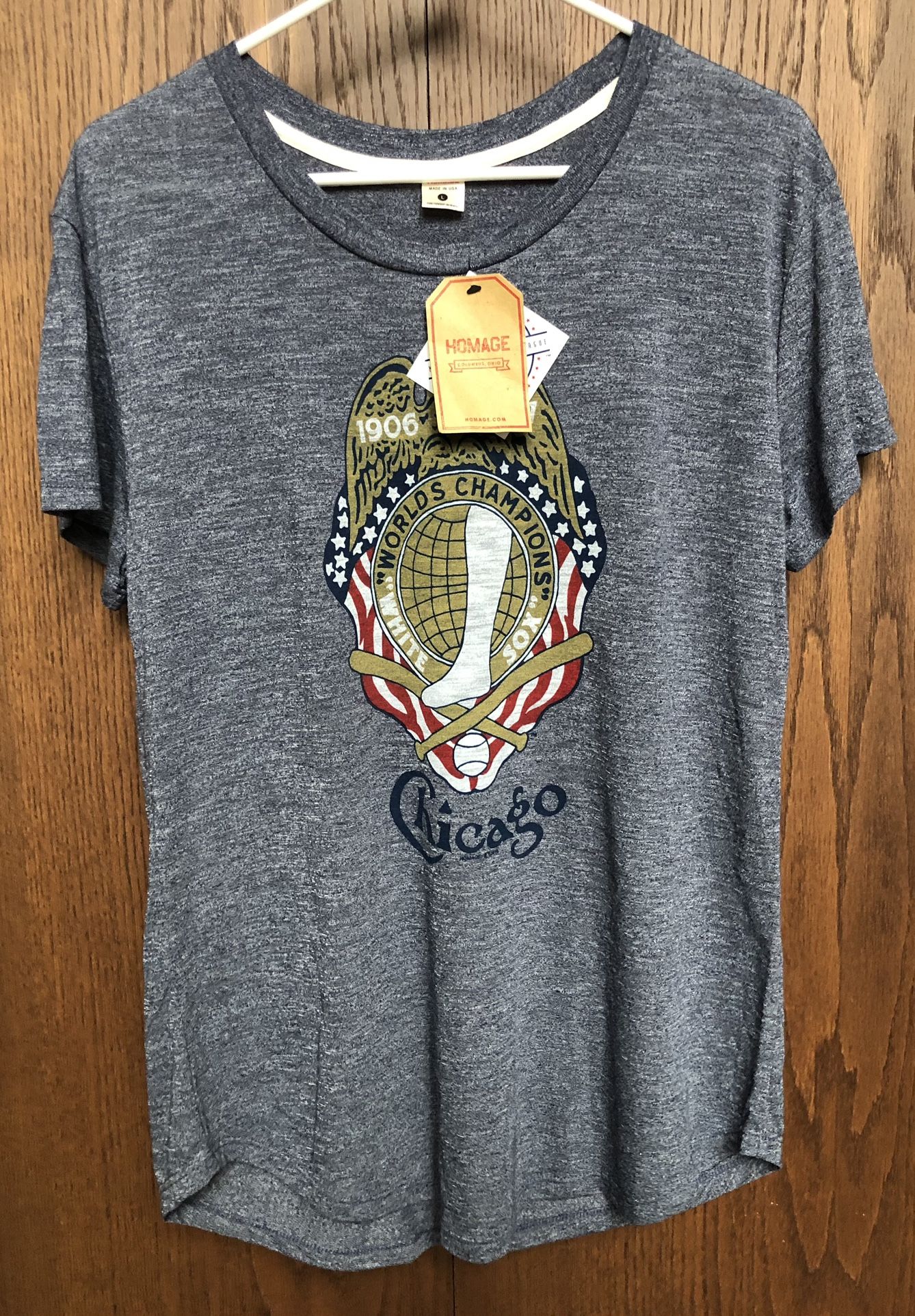 Chicago White Sox Women's Shirt Large 1(contact info removed) World Series Champions Homage Retro MLB Baseball