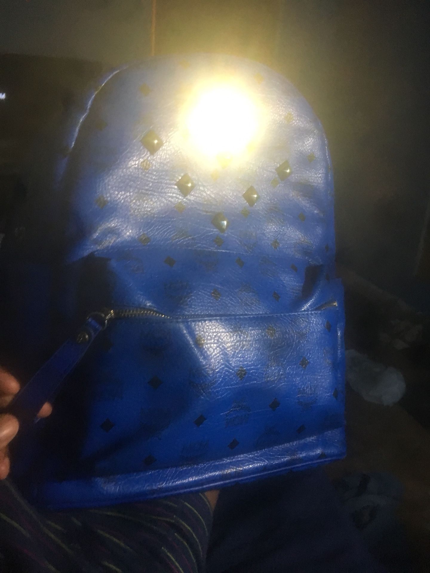 Blue Mcm BookBag 😎