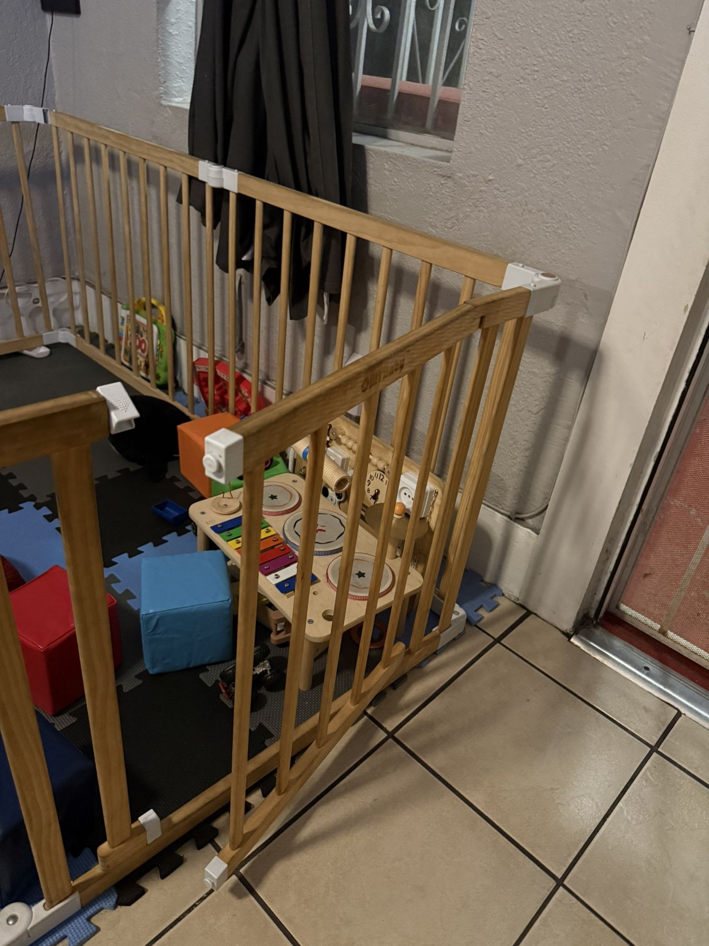 Wooden Playpen Fence