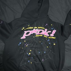 Spider Hoodie Black