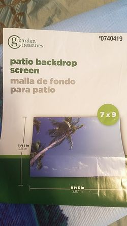 Patio screen