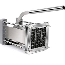 French Fry Cutter, Sopito Professional Potato Cutter Stainless Steel with 1/2-Inch Blade Great for Potatoes Carrots Cucumbers
