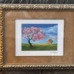 “Rural Home” lithograph by David Najar