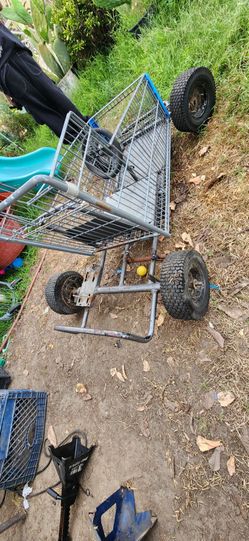 Custom shopping cart go kart roller