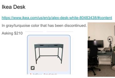 Ikea desk