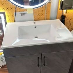 standing vanity of many sizes( included sink)