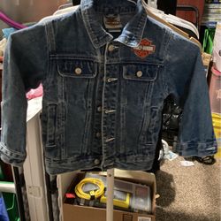 Kids Jean Jacket 4/5 T Harley Davidson