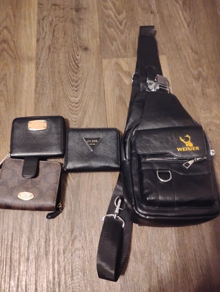 Three Wallets And A Purse Michael Cole A Coach And A Guess Wallet