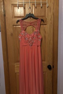 Beautiful open back prom dress