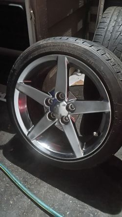 Corvette rims and tires