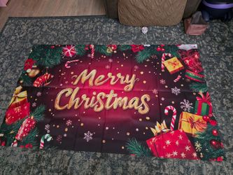 Merry Christmas Holiday Backdrop Only