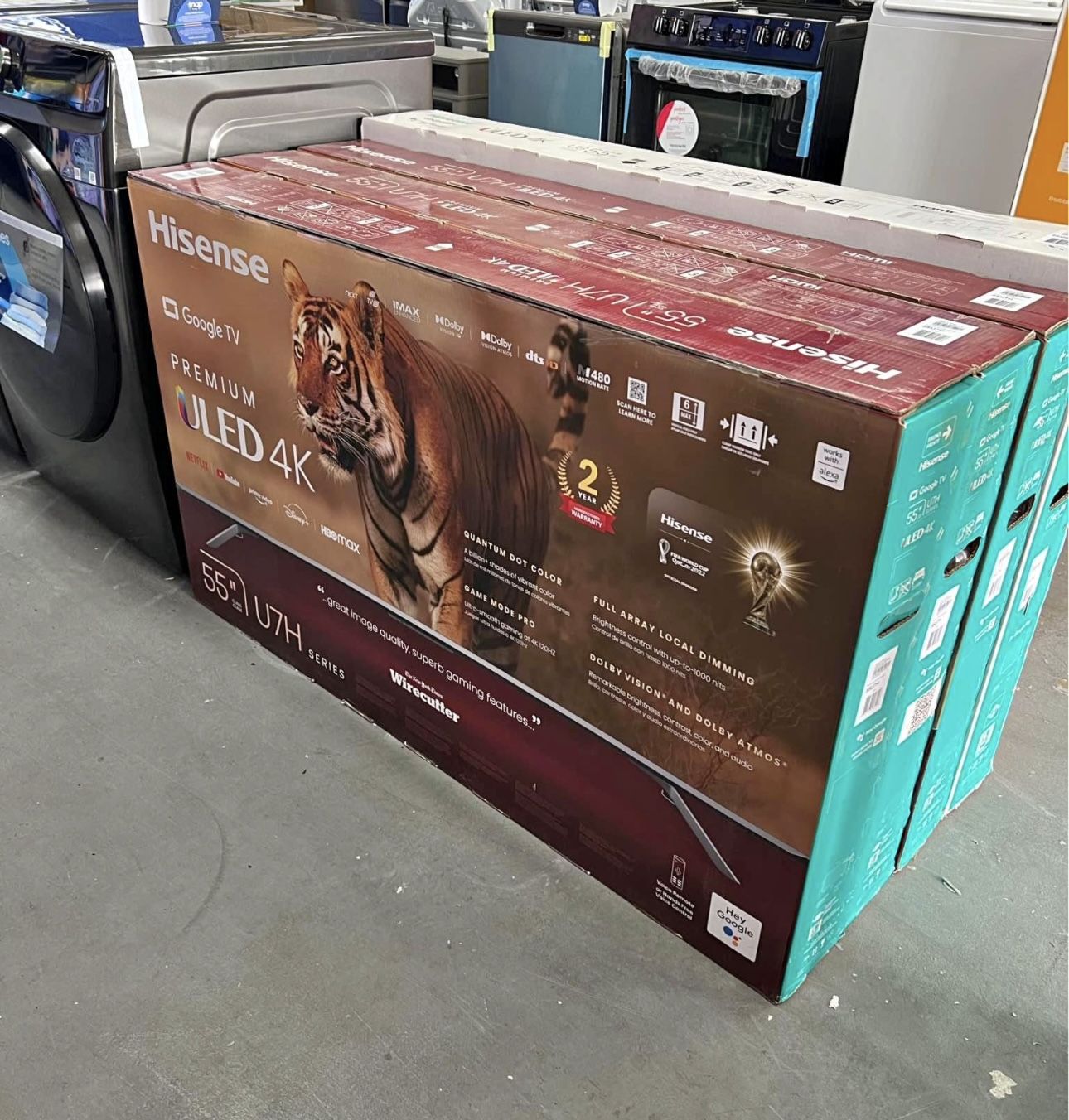 55” Hisense ULED U7H Smart 4K TV
