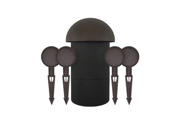 Sonance - PATIO4.1 - Patio Series 4.1-Ch. Outdoor Speaker System with In-Ground Subwoofer (Each) - Brown