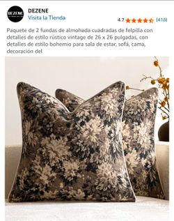 Cover pillows sofa bed , fundas para almohadas de cama y sofas