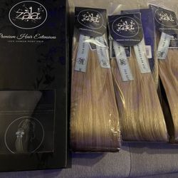 Invisible Tape in New Real Hair Extensions.  Honey Beach.  Length 22.   30 sandwiches of hair.