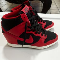 Nike Womens Wedge Bred Dunks