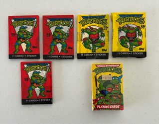 Vintage Mutant Ninja Turtles Trading  Cards