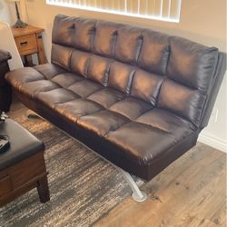 Leather Sofa Bed