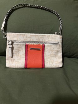 Dana Bachman dark pink, orange purse