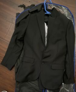 2 Kids Size Tuxed Black Gray