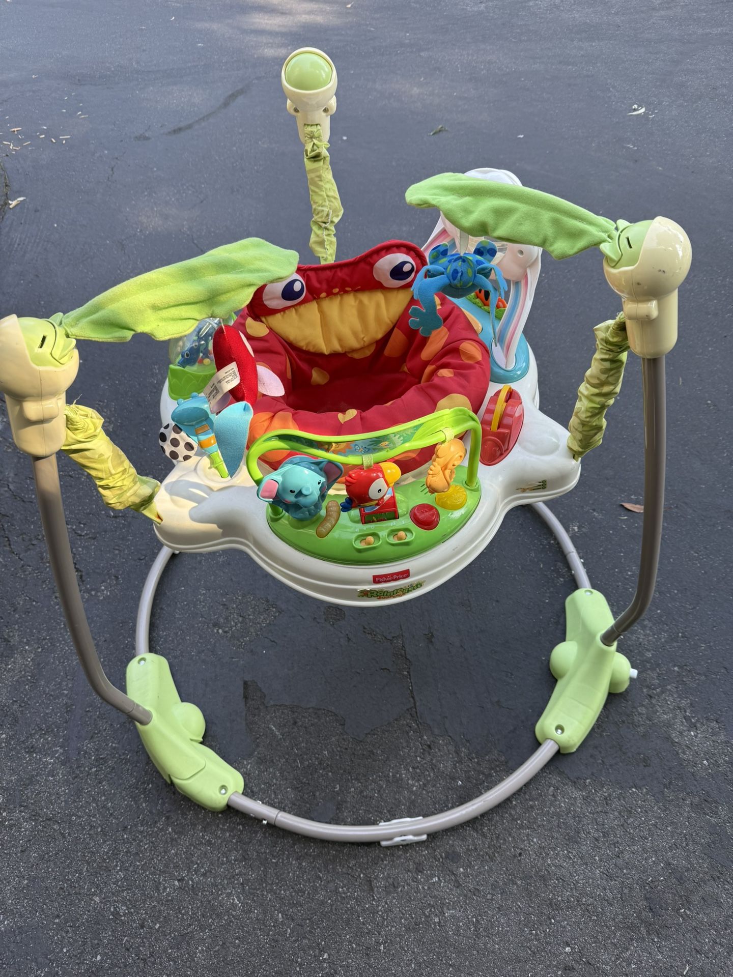 Fisher price Rainforest jumperoo Baby Jumper/ Bouncer Activity-Center with Music Lights Sounds
