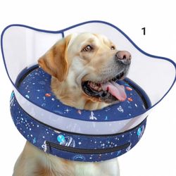 Inflatable Dog Cone Collar Size Large 