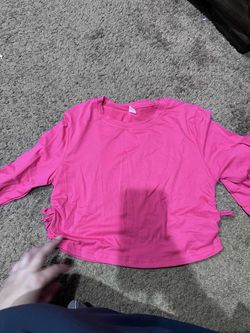 Long Sleeve Crop Top with Side Ties