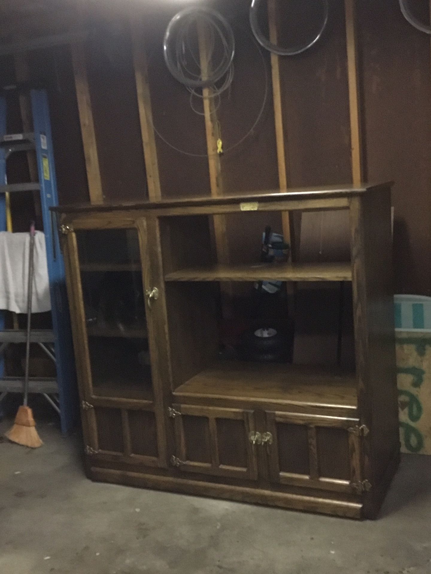 Entertainment Center , Matching End Table