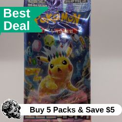 NEW Korean Pokémon Trading Cards: Scarlet & Violet Super Electric Breaker (SV8) (1 Booster Card Pack)