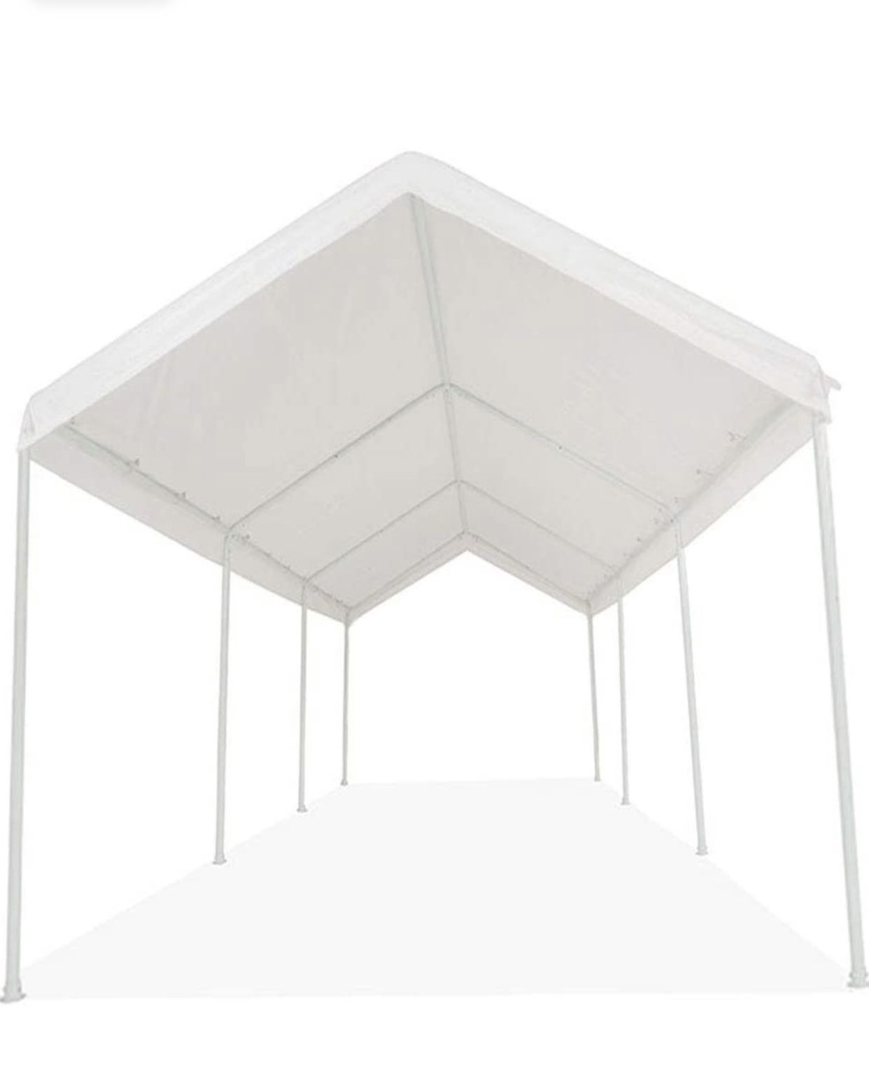Impact 10' x 20' Portable Carport Garage Canopy, Outdoor Party Tent