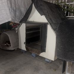 Saint Bernard dog house