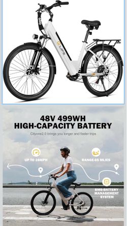 Ebike commuter with cargo basket