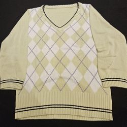 NEW! Womens S  V-neck sweater,  long-sleeved pullover.