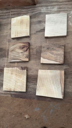 Handmade Pistachio coasters