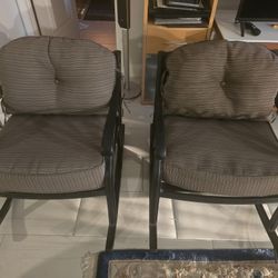 2 Darlee Nassau Classic Club Rockers - antique bronze  