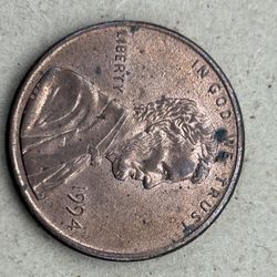 1994 Penny No Mint Mark 