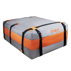 Car Rooftop Cargo Carrier Bag – 20 Cubic Feet Waterproof Heavy Duty 900D Roof Bag for All Vehicles SUV