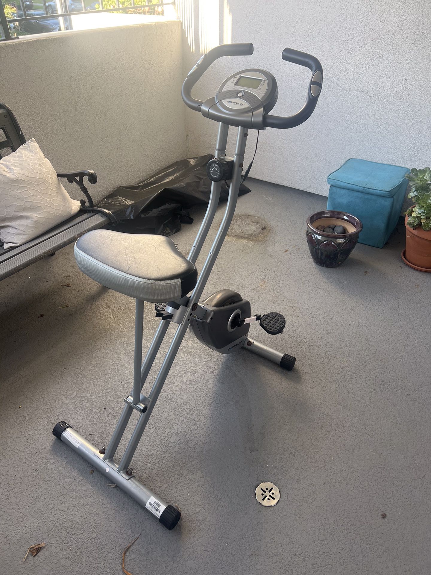 Exerpeutic Foldable Exercise Bike.  