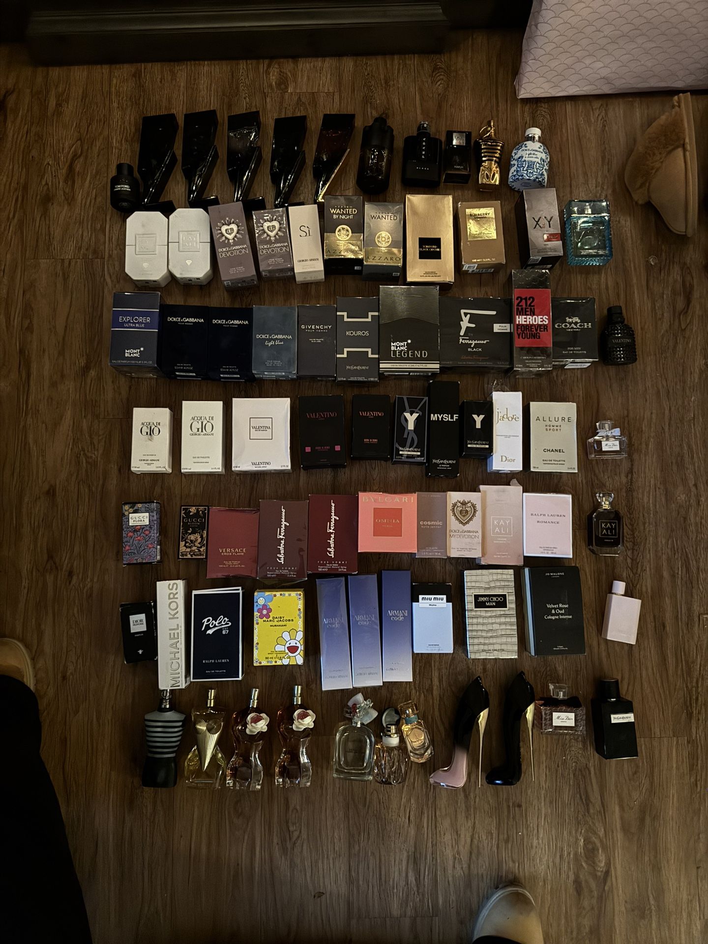 Valentino Ysl Dior Chanel Prada Cologne Perfumes