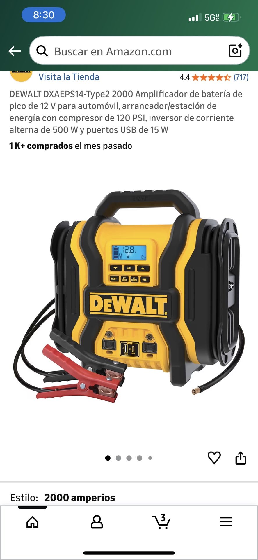 Starter Tires Compresor Charger Light