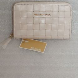 MICHAEL KORS designer small wallet. Brand new with tags. Beige
