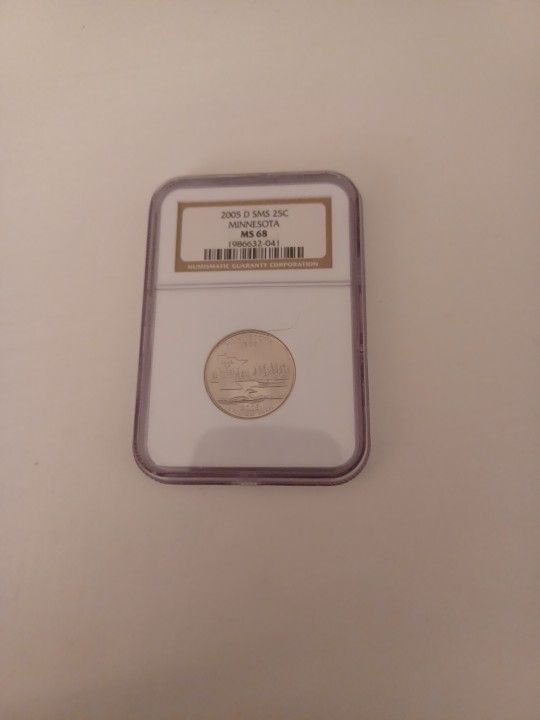 2005 D SMS Minnesota Quarter MS 68