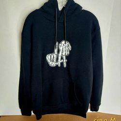 $15 Original Deluxe Black Hoodie Used