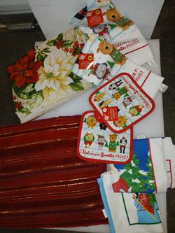 Napkins And  More  X mass Stuff  
