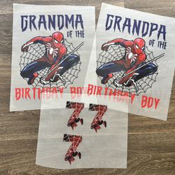 Spider-Man Family Bday Transfers