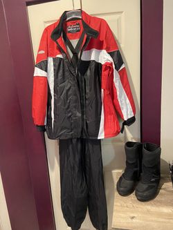 Motorcycle Rain Coat With Shoes 