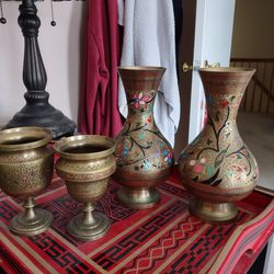 Antique Bronze Vases