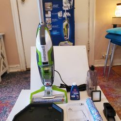  Bissell Crosswave, Vacuum And Wash.