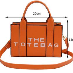 Orange Small Tote Bag 